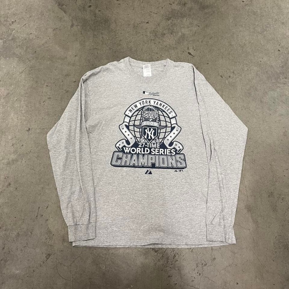 2009 World Series champions New York Yankees long‎ sleeve shirt